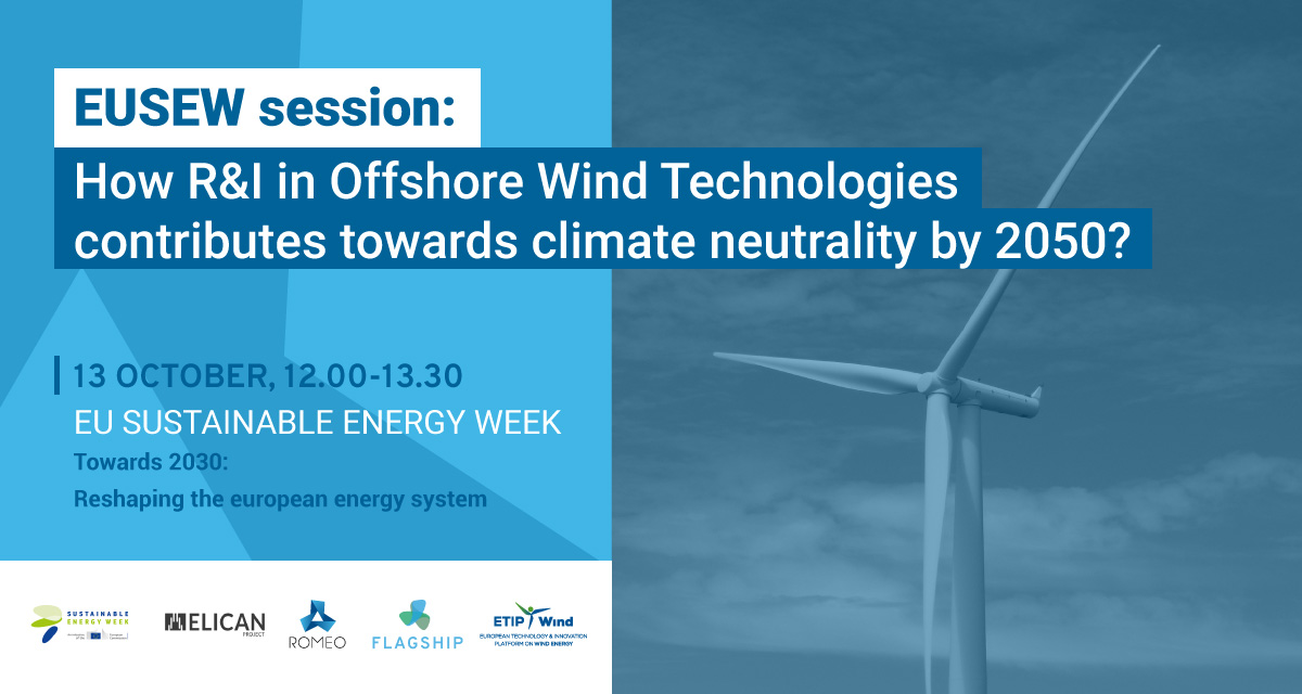 EUSEW-ROMEO-FLAGSHIP-2 R&I on Offshore Wind technologies to boost climate neutrality  